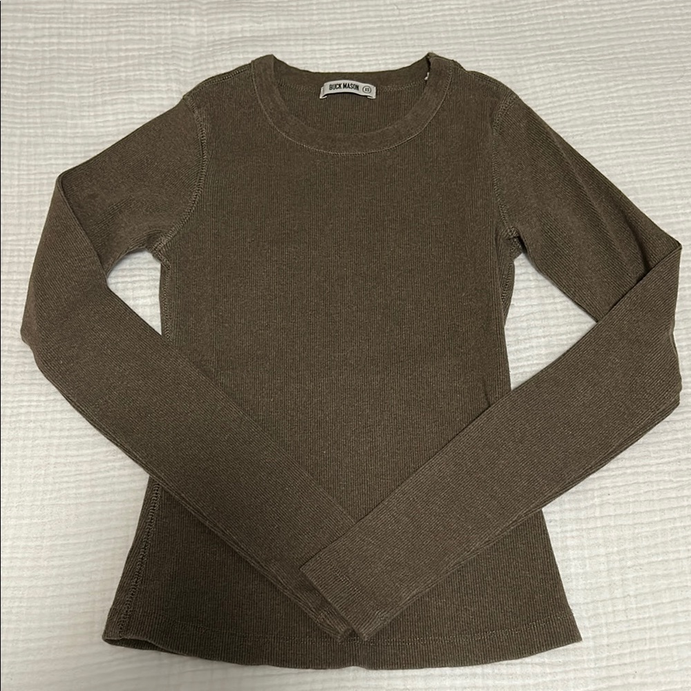 Buck Mason SURPLUS RIB L/S CREW
